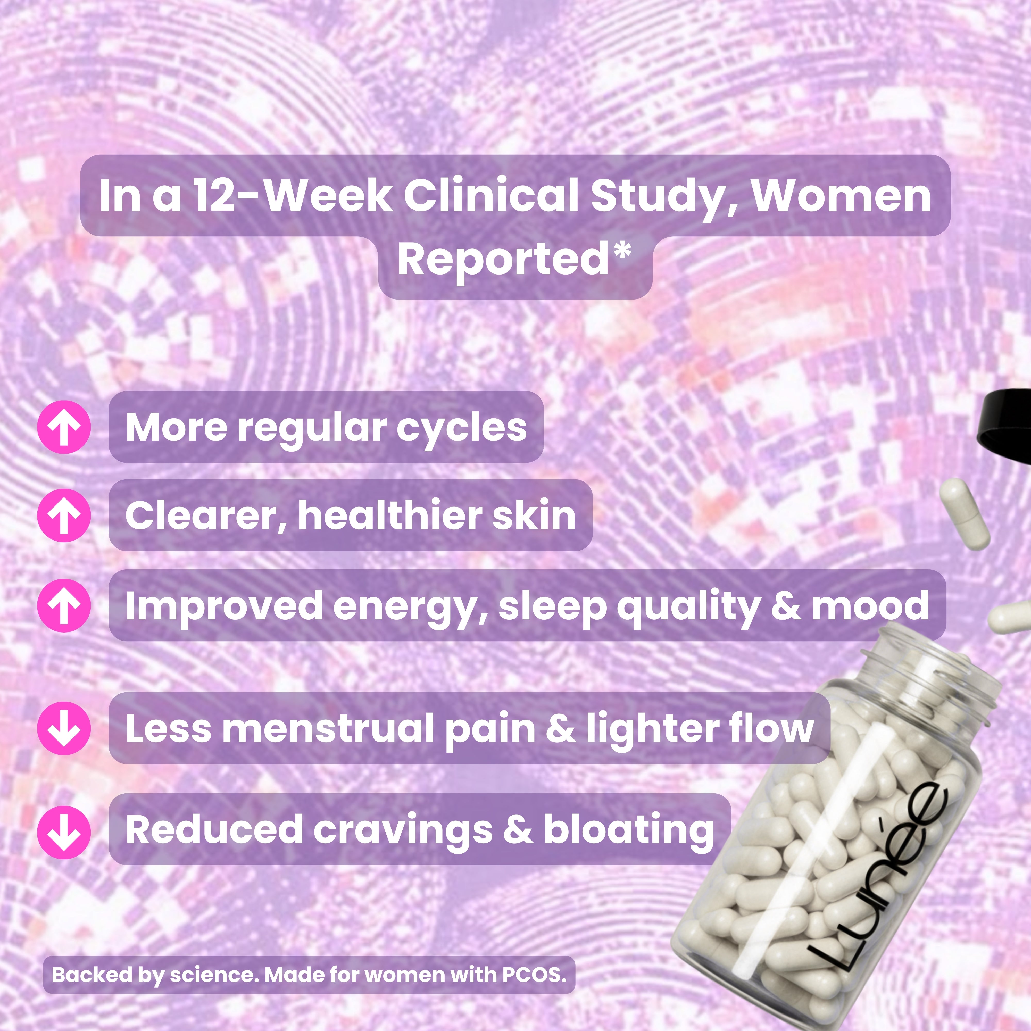 Lunée Inositol- Hormone, Cycle, & Energy Support
