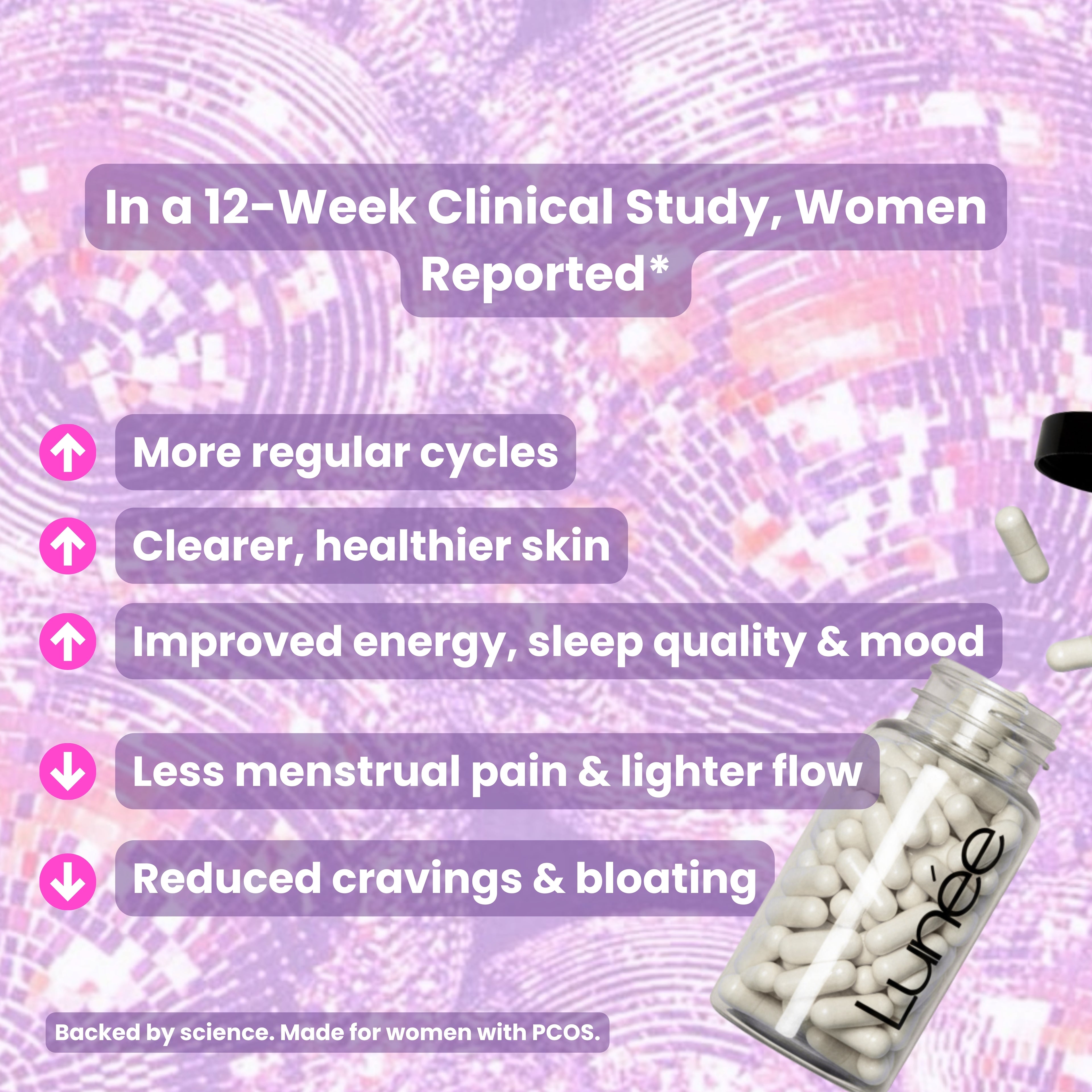 Lunée Inositol- Hormone, Cycle, & Energy Support